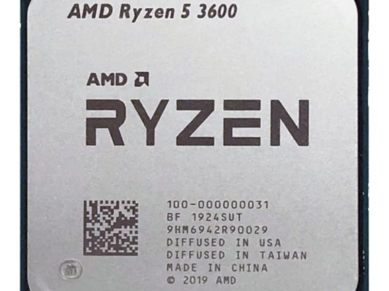 AMD Ryzen 5-3600, 4.2 GHZ, 32 MB Cache, 6 Cores and 12 Threads, AM4