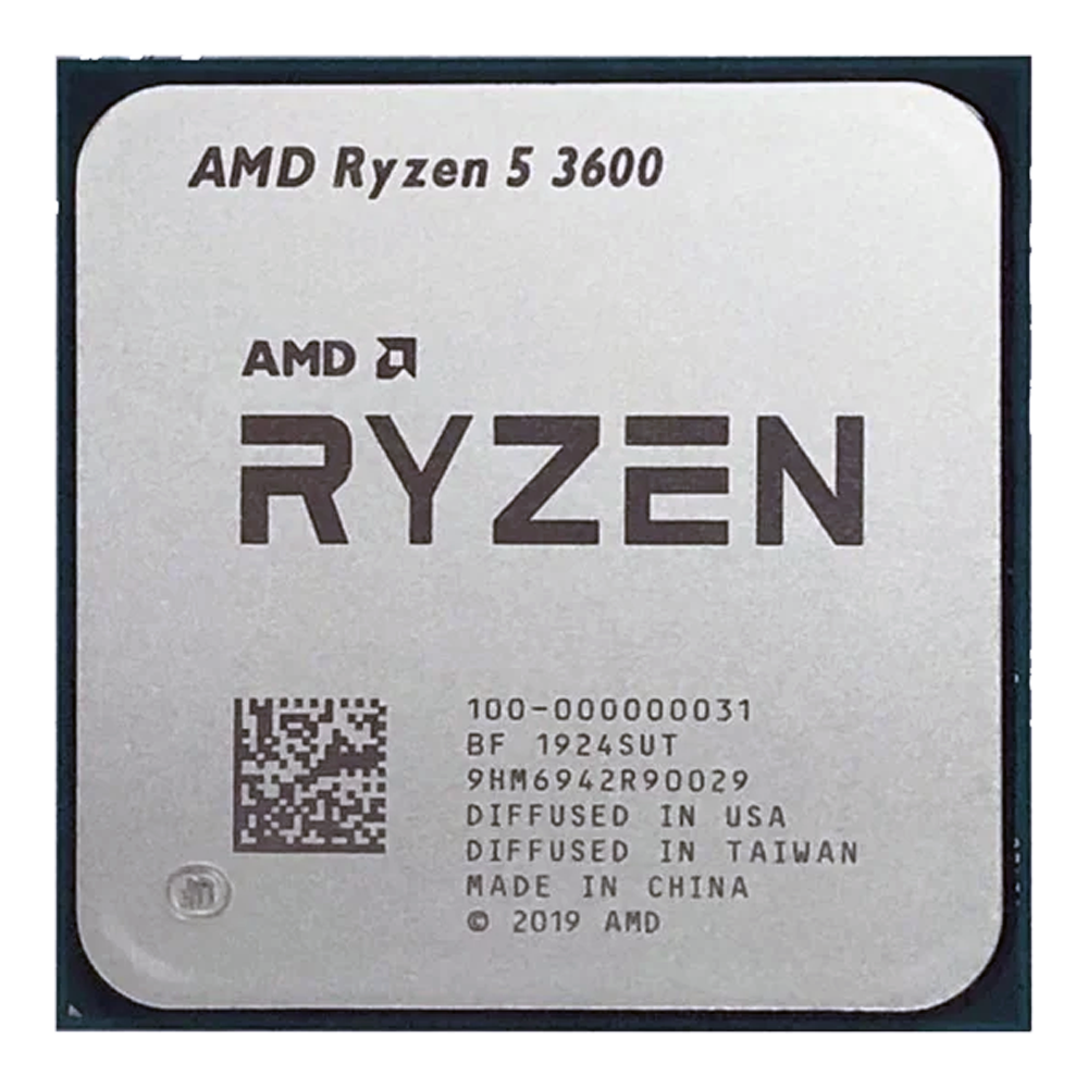 AMD Ryzen 5-3600, 4.2 GHZ, 32 MB Cache, 6 Cores and 12 Threads, AM4