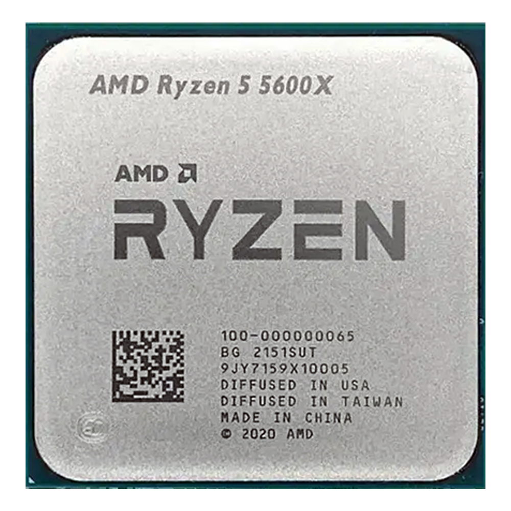AMD Ryzen 5-5600X, 4.6 GHZ, 32 MB Cache, 6 Cores and 12 Threads, AM4