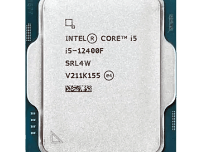 Intel Core i5-12400F, 4.40 GHz, 18 MB Cache, 6 Cores and 12 Threads