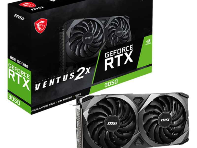 8GB MSI Ventus 3050 Graphics Card