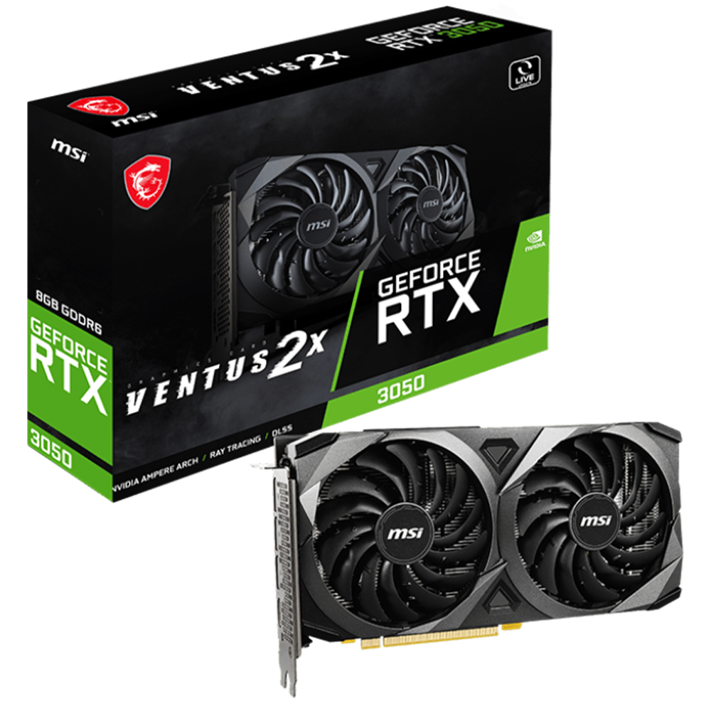 8GB MSI Ventus 3050 Graphics Card