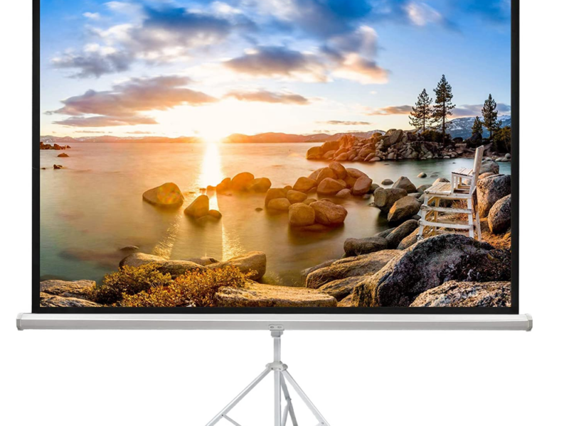 10×7.5 Feet Tripod Projector Screen