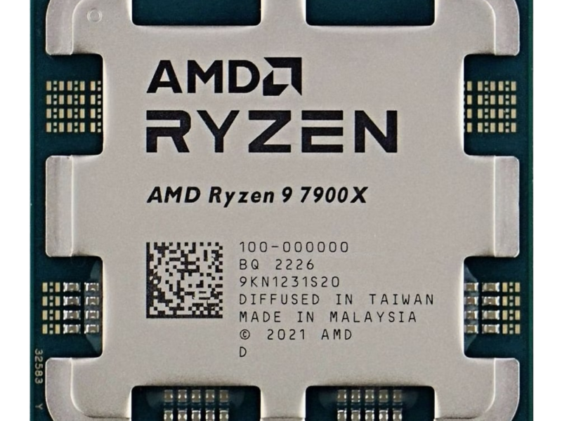 AMD Ryzen 9-7900X, 5.6 GHZ, 64 MB Cache, 12 Cores and 24 Threads, AM5
