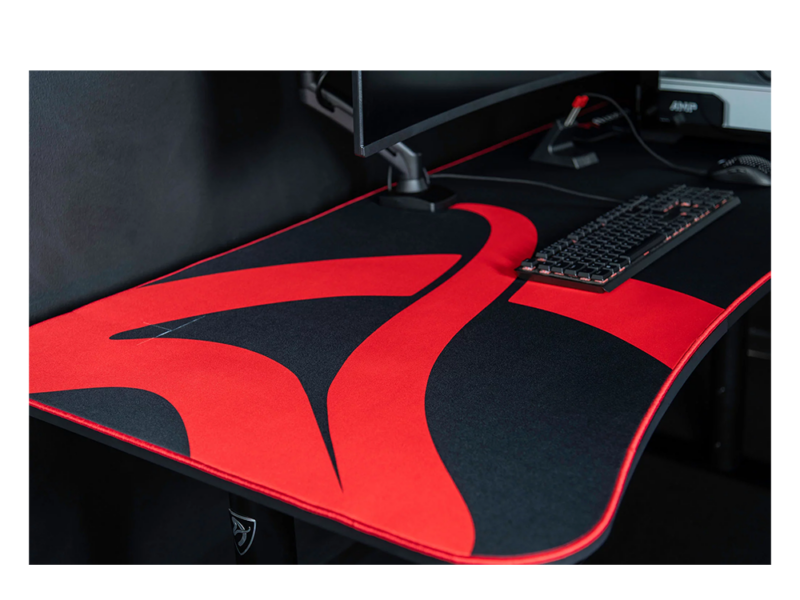 Arozzi Arena Black and Red Gaming Desk - image 2