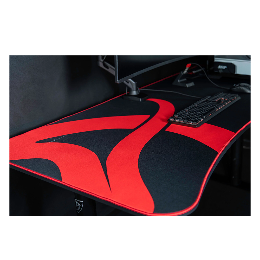 Arozzi Arena Black and Red Gaming Desk - Image 2