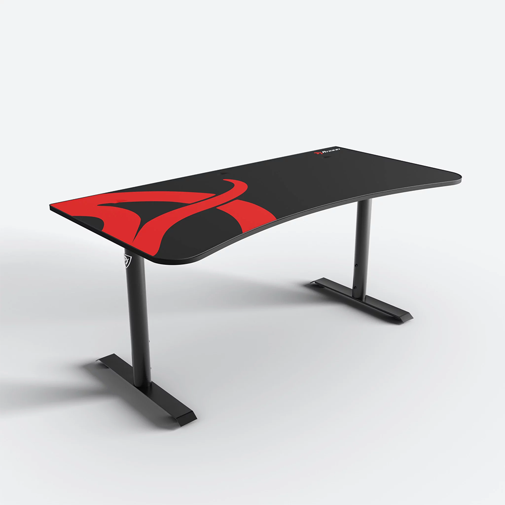 Arozzi Arena Black and Red Gaming Desk - Image 3