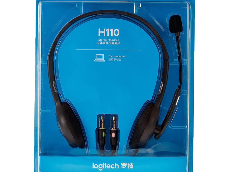 Logitech H110 Wired Headset - image 1