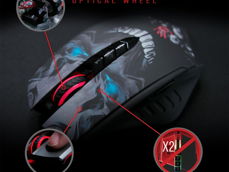 Bloody Wireless Mechanical Gaming Mouse R80 - image 3