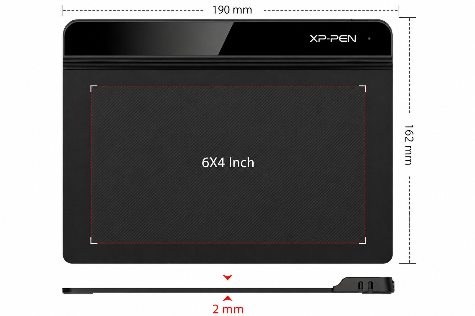 XP-Pen Star G640<br/>Graphics Pen Tablet<br/> ( 6.5" x 4" ) - Image 3