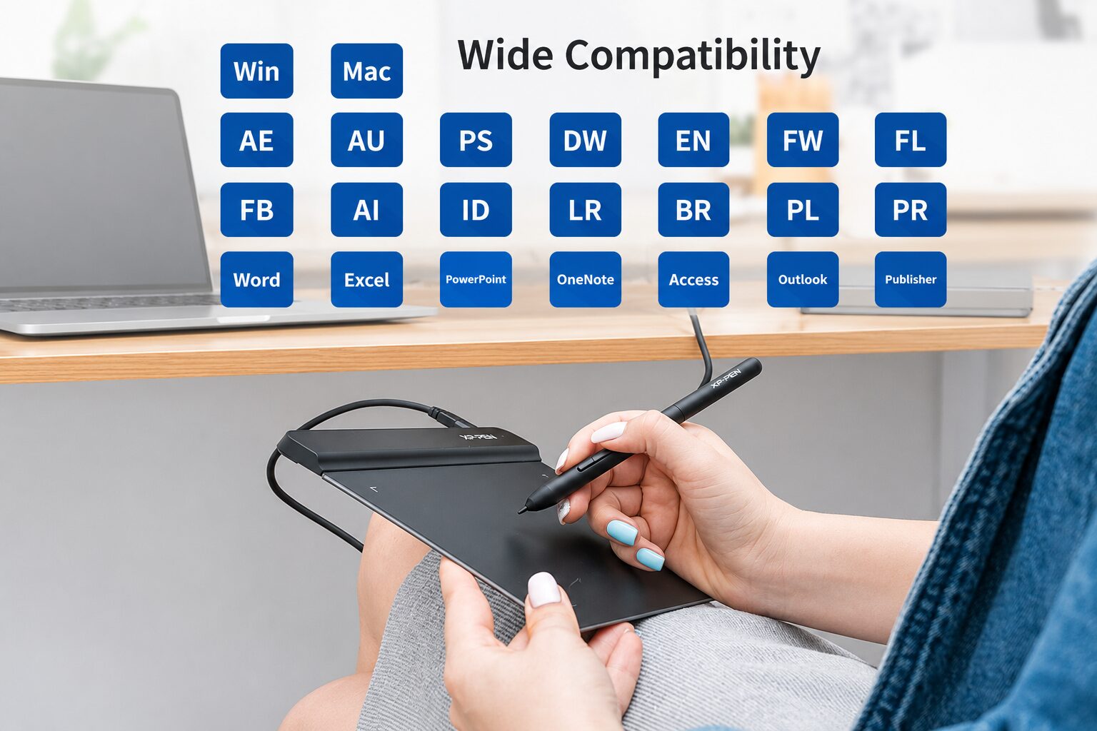 XP-Pen Star G640<br/>Graphics Pen Tablet<br/> ( 6.5" x 4" ) - Image 4