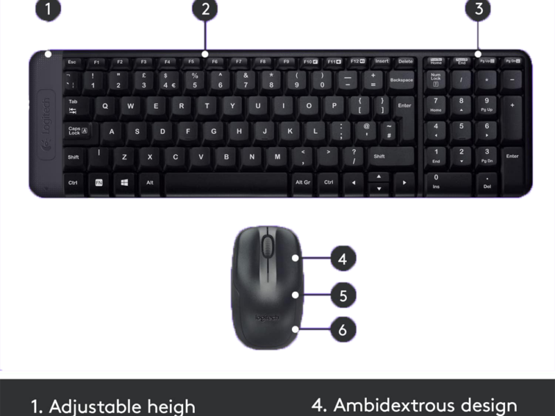 Logitech Mk220 Wireless Keyboard And Mouse Combo - image 6