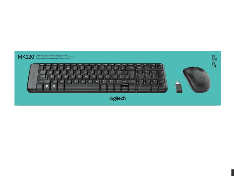 Logitech Mk220 Wireless Keyboard And Mouse Combo - image 1