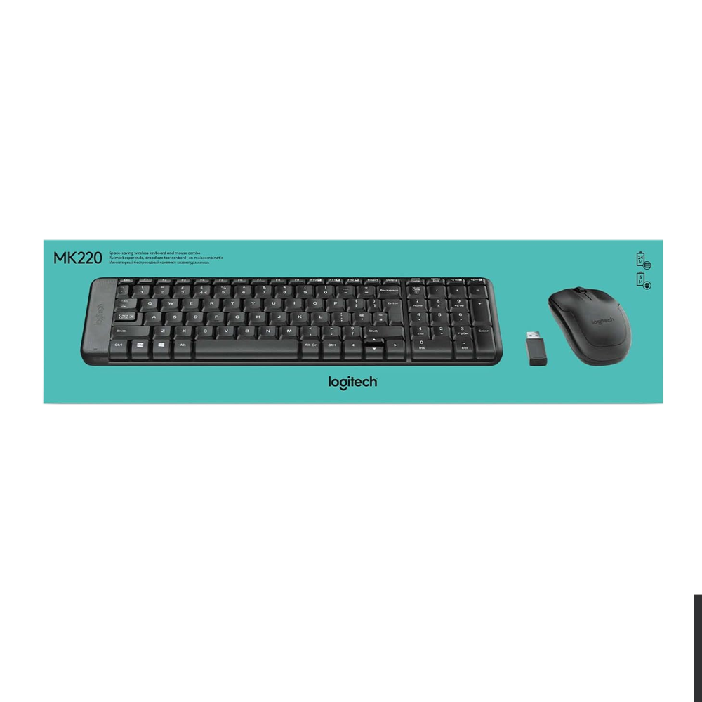 Logitech Mk220 Wireless Keyboard And Mouse Combo