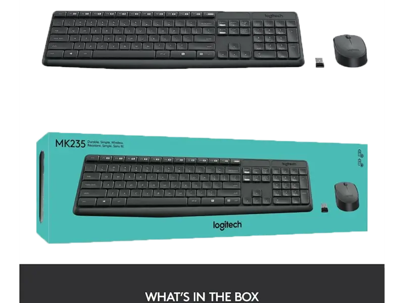 Logitech MK235 Wireless Keyboard And Mouse Combo - image 3