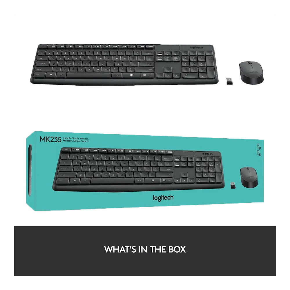 Logitech MK235 Wireless Keyboard And Mouse Combo - Image 3