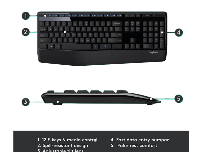 Logitech MK345 Wireless Keyboard And Mouse Combo - image 3