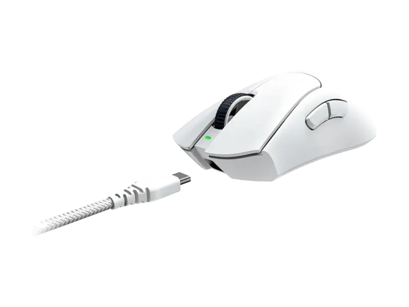 Razer DeathAdder V3 Pro – Ergonomic Wireless Gaming Mouse (White) - image 2