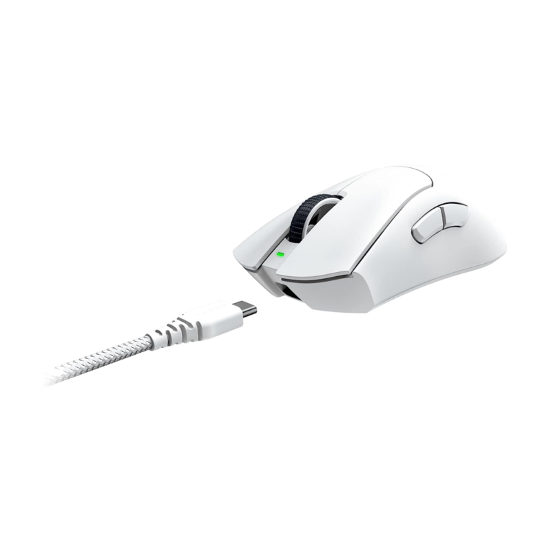Razer DeathAdder V3 Pro Ergonomic Gaming Mouse - White 2