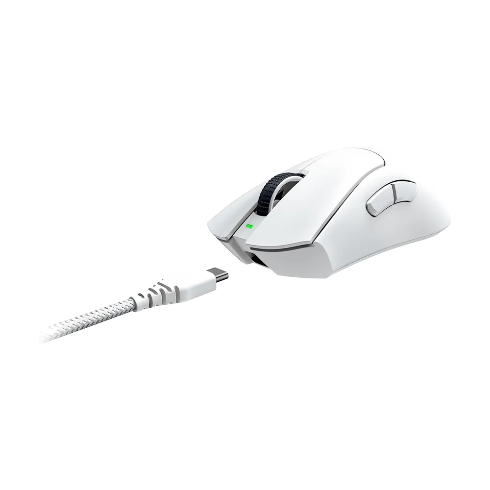 Razer DeathAdder V3 Pro Ergonomic Gaming Mouse - White 2