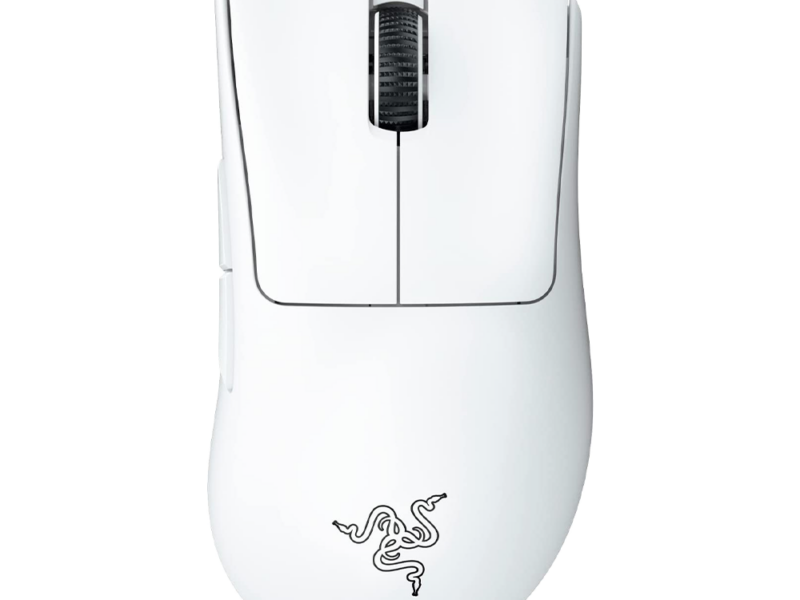 Razer DeathAdder V3 Pro – Ergonomic Wireless Gaming Mouse (White)