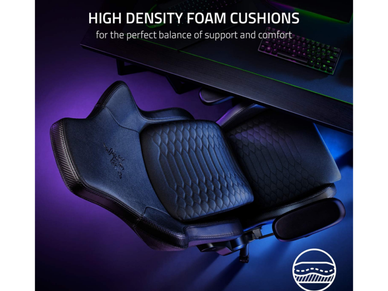 Razer Iskur Gaming Chair with Built-in Lumbar Support (Black) - image 4
