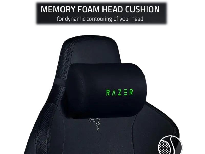 Razer Iskur Gaming Chair with Built-in Lumbar Support (Black) - image 5