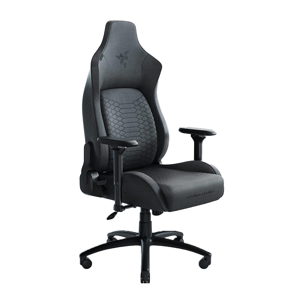 Razer Iskur XL Gaming Chair with Built-in Lumbar Support (Dark Grey Fabric)
