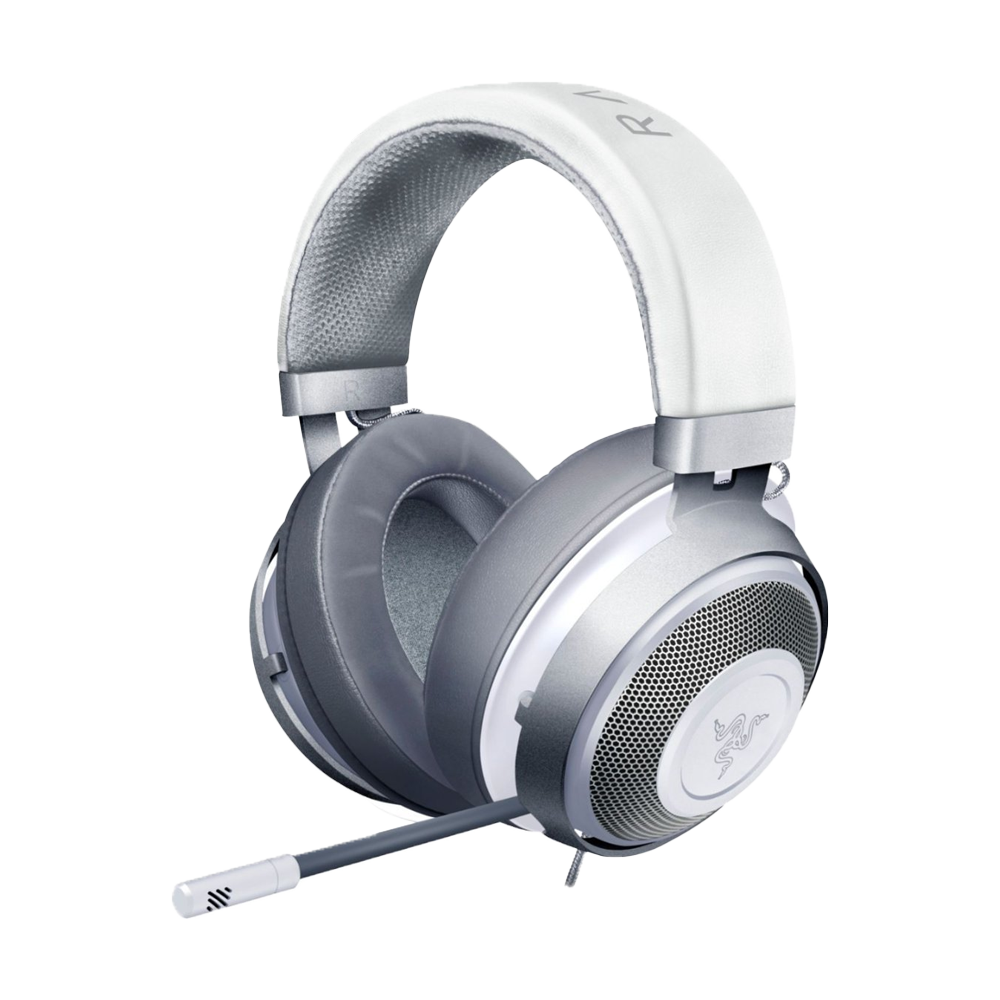Razer Kraken Multi Platform Wired Gaming Headset (Mercury White)