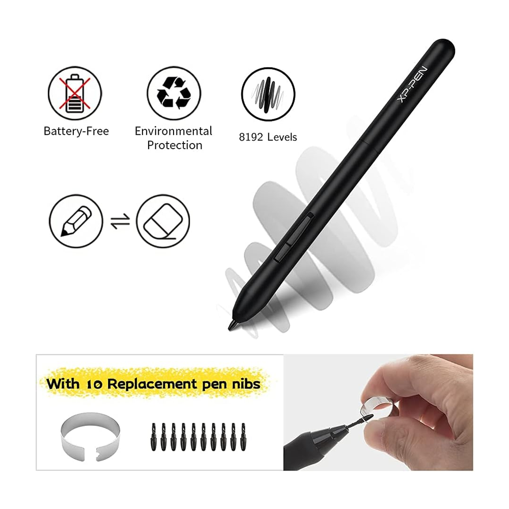 XP-Pen Deco Fun XS<br/>Graphics Pen Tablet<br/>( 4.8"x 3" ) - Image 3