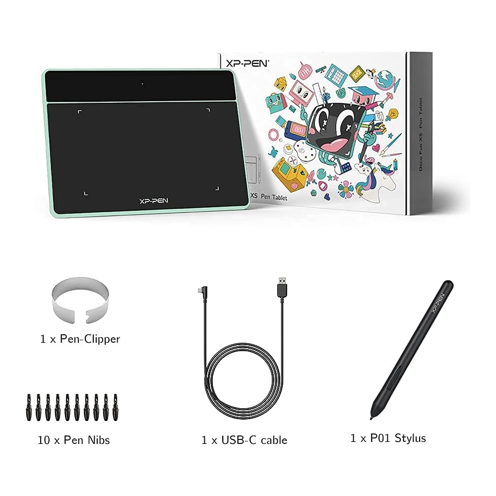 XP-Pen Deco Fun XS<br/>Graphics Pen Tablet<br/>( 4.8"x 3" ) - Image 4