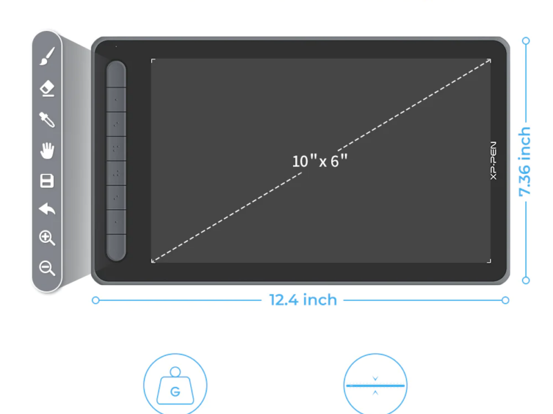XP-Pen Deco LW Graphics Tablet - image 2