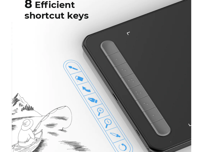 XP-Pen Deco MW<br />Graphics Pen Tablet<br />( 9＂x 6＂ ) - image 3