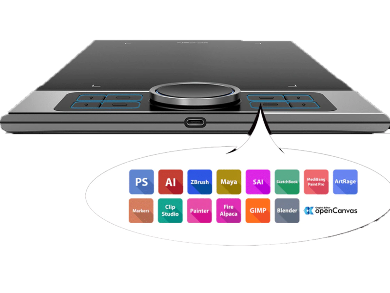 XP-Pen Deco Pro Medium<br />Graphics Pen Tablet<br /> ( 11″ x 6″ ) - image 5