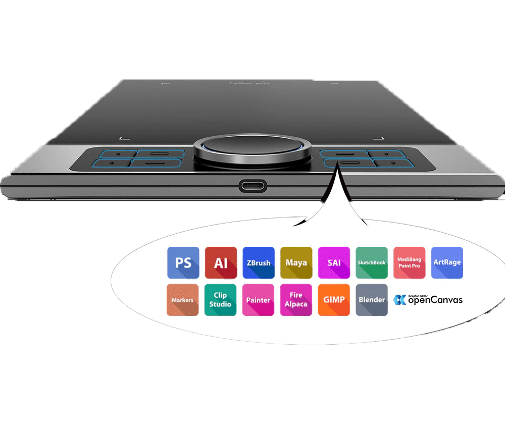 XP-Pen Deco Pro Medium<br/>Graphics Pen Tablet<br/> ( 11″ x 6″ ) - Image 5