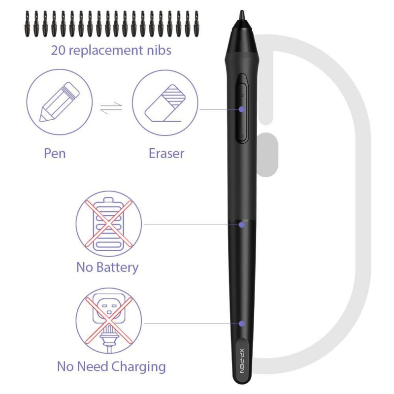 XP-Pen Star G640s Graphics Tablet - Image 2