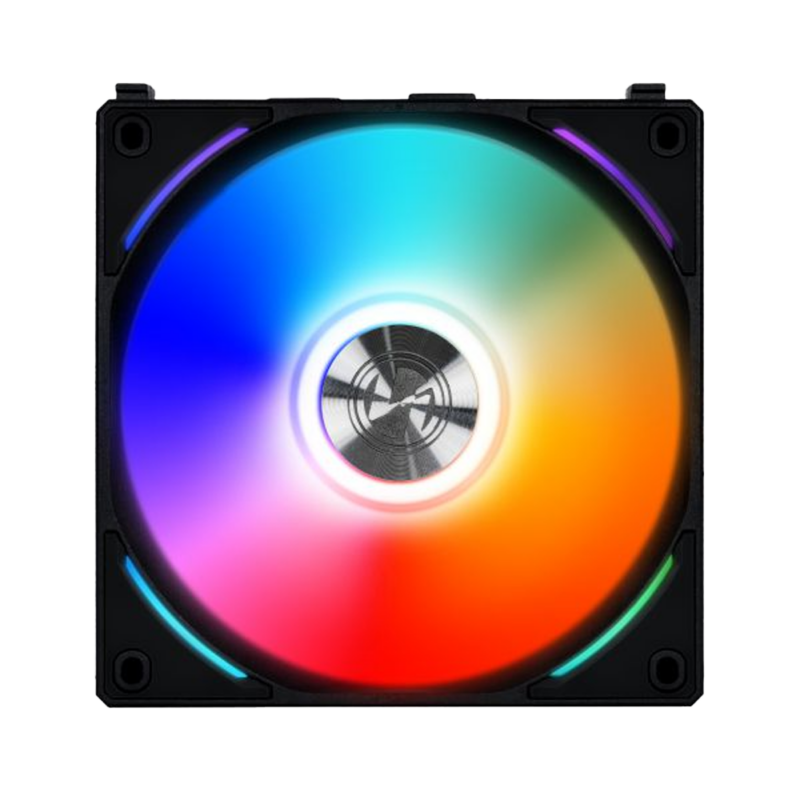 Lian Li Uni Fan AL 120 Single, aRGB PWM 120mm, 1900RPM, No Controller, (3pcs) Black Color - Image 3