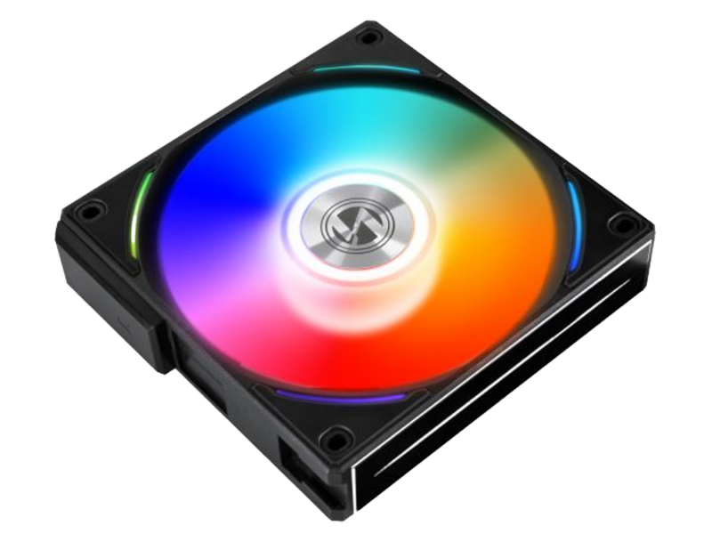 Lian Li Uni Fan AL 120 Single, aRGB PWM 120mm, 1900RPM, No Controller, (3pcs) Black Color - image 2