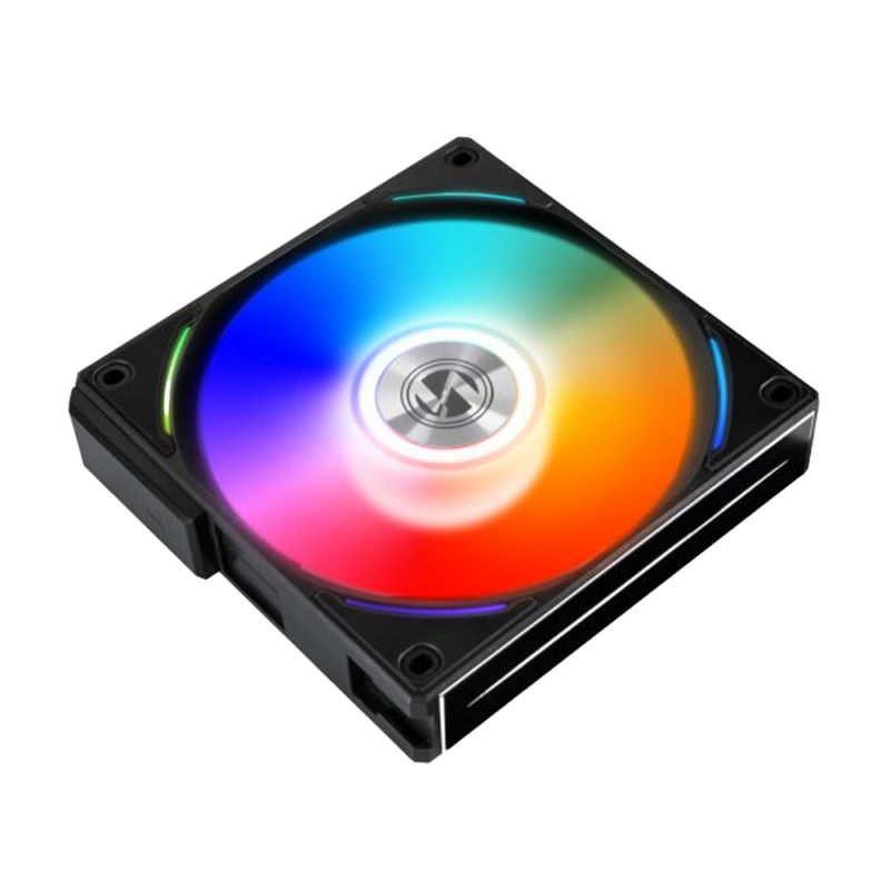 Lian Li Uni Fan AL 120 Single, aRGB PWM 120mm, 1900RPM, No Controller, (3pcs) Black Color - Image 2
