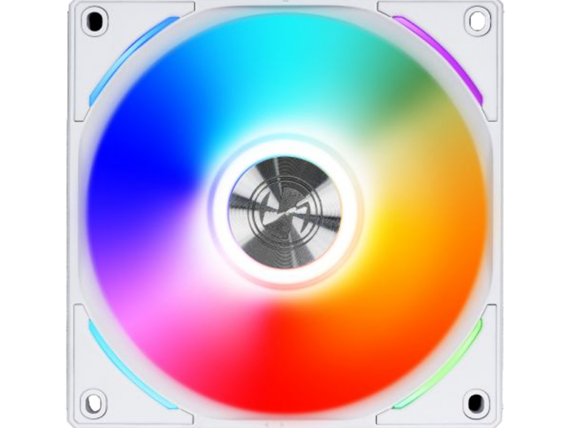 Lian Li Uni Fan AL 120 Single, aRGB PWM 120mm, 1900RPM, No Controller, (3pcs) White Color - image 3