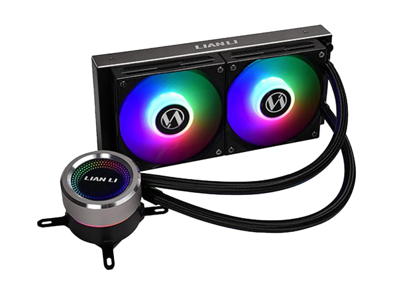 LIANLI Galahad 240, 240mm RGB liquid CPU Cooler Black - image 2