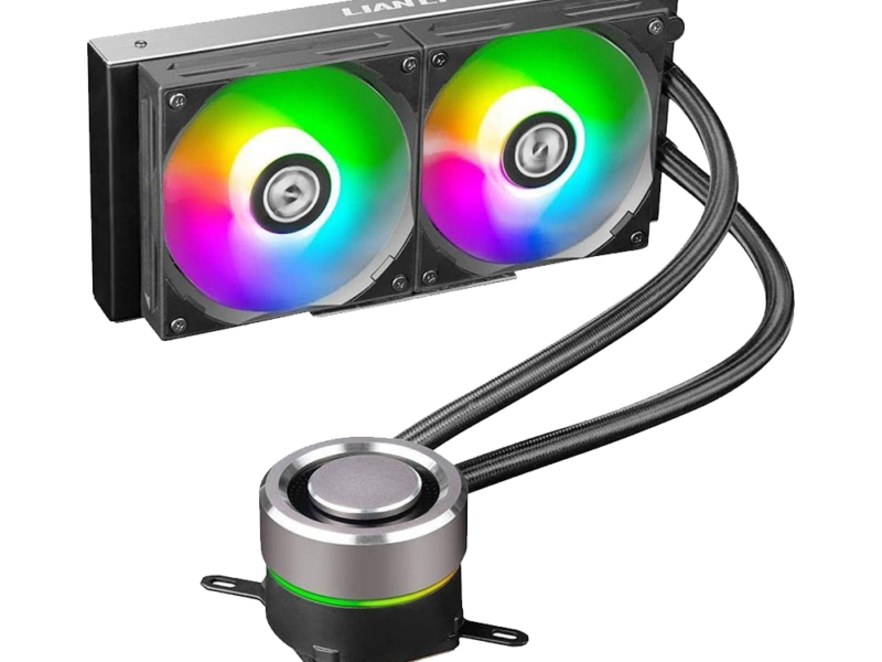 LIANLI Galahad 240, 240mm RGB liquid CPU Cooler Black