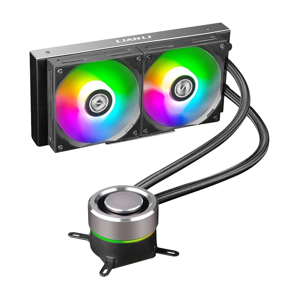 LIANLI Galahad 240, 240mm RGB liquid CPU Cooler Black