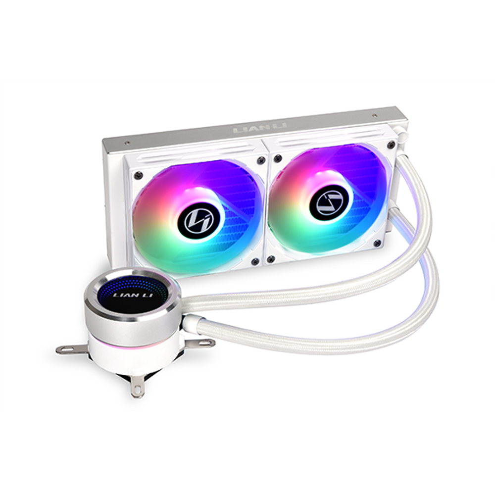 LIANLI Galahad 240, 240mm RGB liquid CPU Cooler White