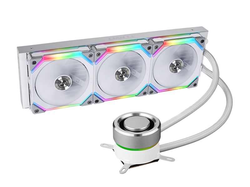 LIAN LI Galahad 360, 360mm RGB water/liquid CPU Cooler White