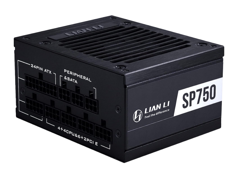 750w Lian Li SP750 Black SFX Power Supply 80+Gold