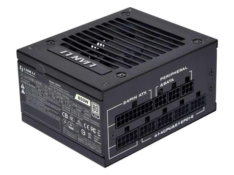 850w Lian Li SP850 Black SFX Power Supply 80+Gold - image 2