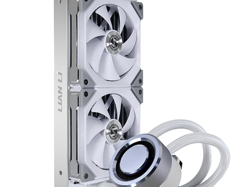 LIAN LI Galahad 240SLB, 240mm Galahad liquid cooler with SL Unifan – White