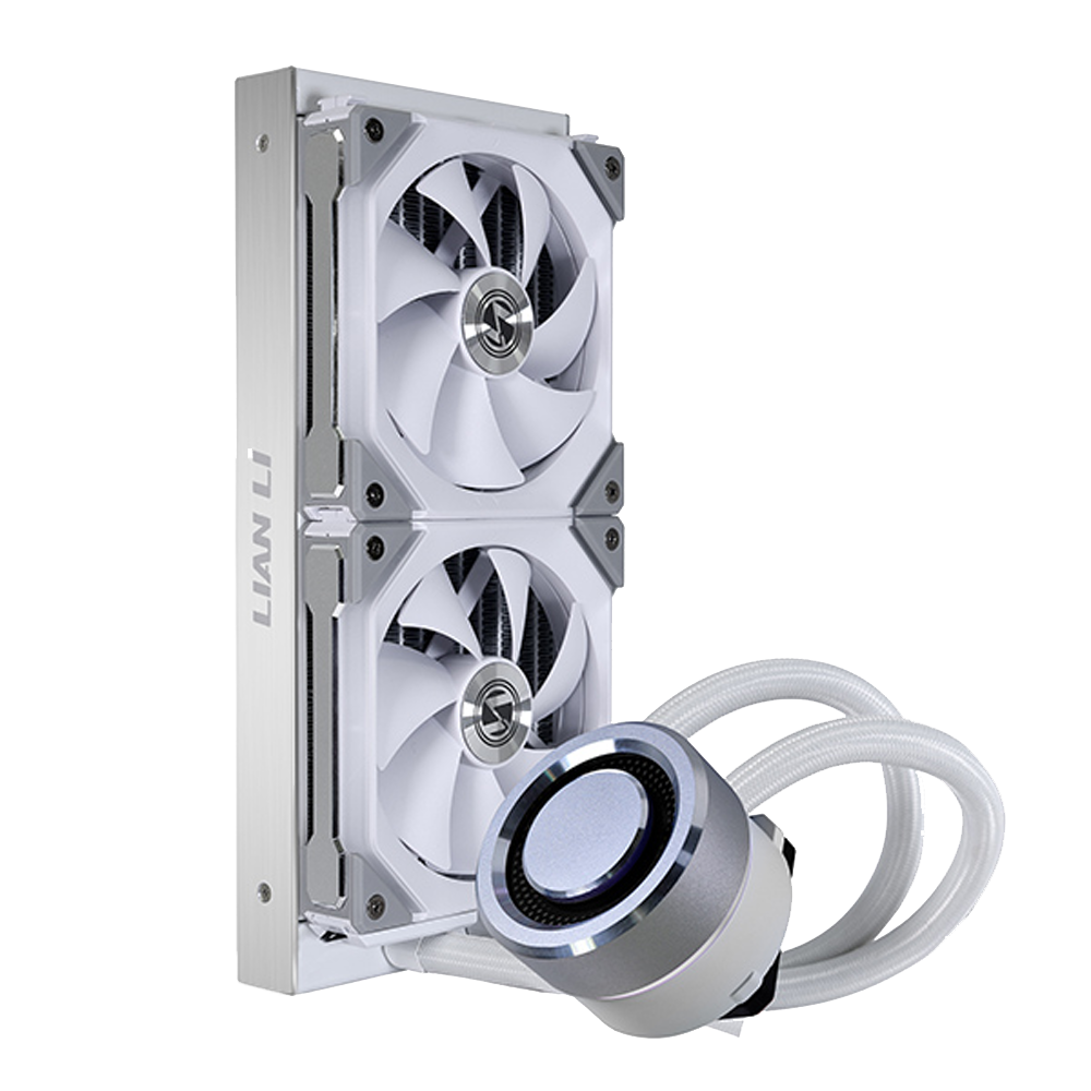LIAN LI Galahad 240SLB, 240mm Galahad liquid cooler with SL Unifan - White