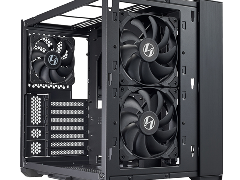 Lian Li Gaming Small Case Dynamic Mini Air PC-O11 Black - image 3